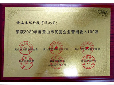 民营企业营销收入100强
